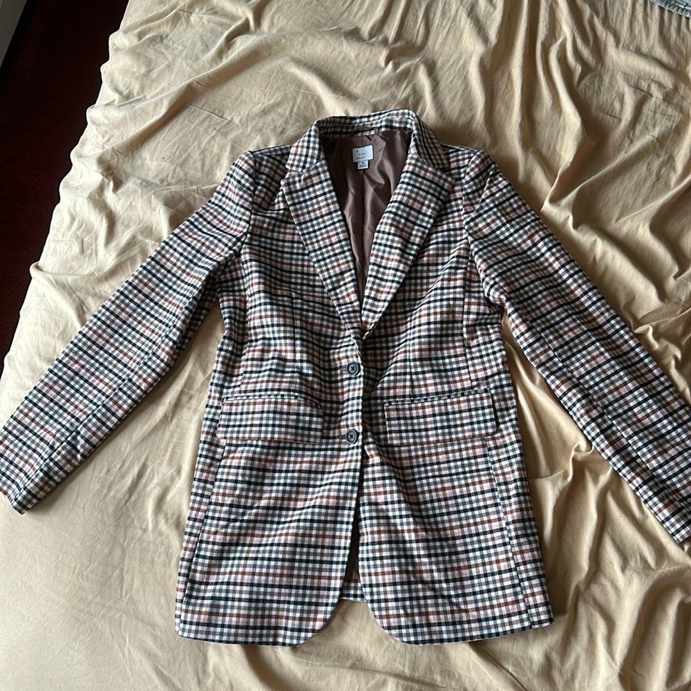 Plaid blazer